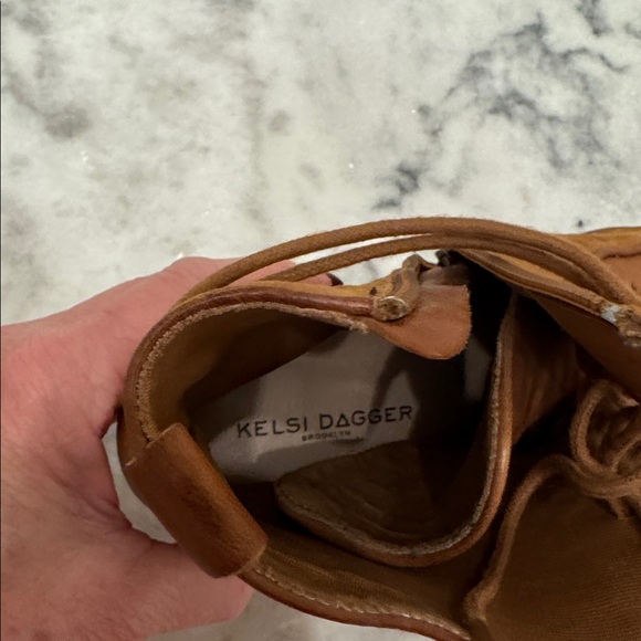 Kelsi Dagger Sedona Lace-Up Bootie in Russet Suede 6.5 - Picture 6 of 7